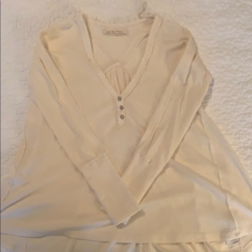 Worn once free people Henley thermal